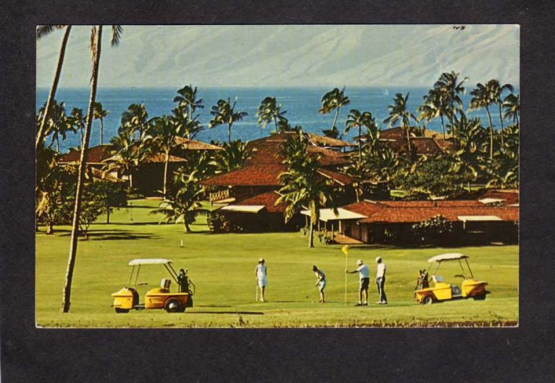 HI Royal Lahaina Golf Course Golfing Beach Hotel Hawaii Maui Island Lanai