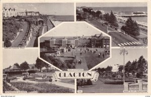 CLACTON, Essex, England, PU-1956; Marine Parade, The Pier From West Cliff, Pi...