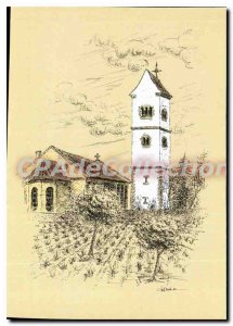 Modern Postcard Alsatian Church of Truchtersheim in Kocherberg Lower Rhine af...