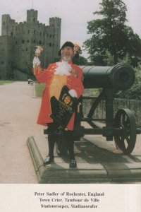 Peter Sadler Town Crier Of Rochester Wedding Funeral Postcard