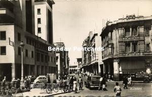 morocco, CASABLANCA, Boulevard Gallieni (1950s) RPPC