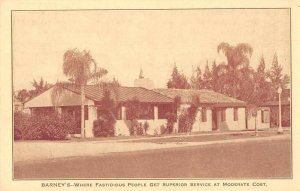 Lakes Wales Florida Barney's Restaurant Vintage Postcard JF686789