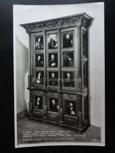 Yorkshire HAWORTH PARSONAGE The Apostles Cabinet - Old RP Postcard by Scott 7186