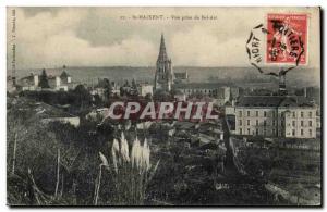 Saint Maixent Old Postcard View from Bel Air