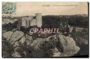 Old Postcard Falaise Chateau Vue Prize Du Mont Myra