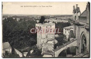 Old Postcard Montpellier La Tour des Pins