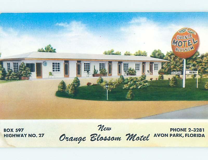 Pre-1980 MOTEL SCENE Avon Park Florida FL hk1550