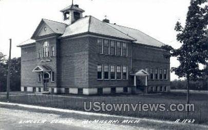 Lincoln School in McMillan, Michigan