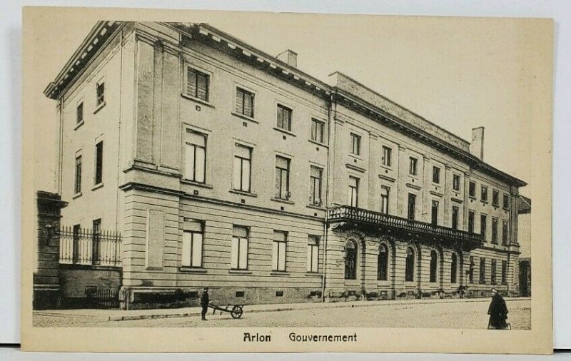 Arlon Belgium Luxembourg Gouvernement Crown Prince Headquarters Postcard E7