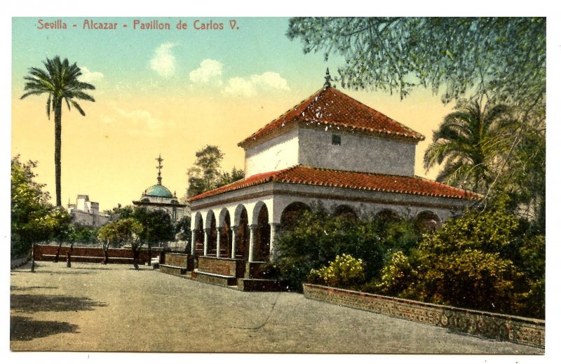 Spain - Sevilla. Alcazar, Pavilion of Carlos V