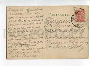 270483 C. KLEIN pears 1916 year RPPC Lesnoy Petersburg RUSSIA
