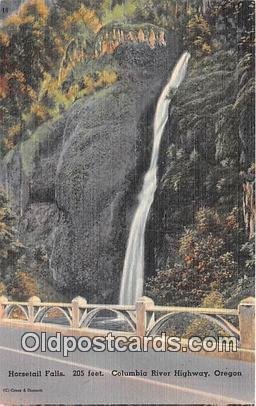 Horsetail Falls Columbia River Highway, Oregon, USA Unused 