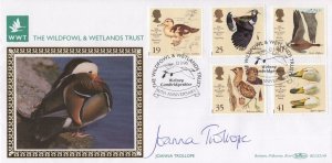 Joanna Trollope Wildfowl & Westlands Trust Hand Signed FDC