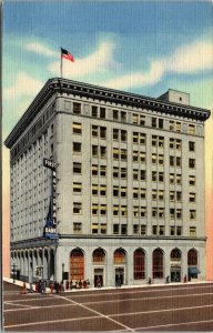 Vtg 1940's First National Bank Building Albuquerque New Mexico NM Postcard