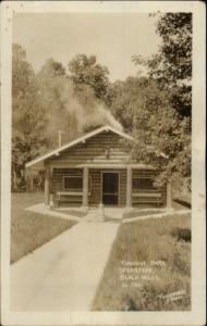 Spearfish Black Hills SD Tourist Park Cabin Real Photo Postcad