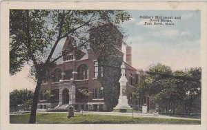 Kansas Fort Scott Soldier Monument And Court House