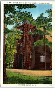 M-41728 Little Chapel on Fort Raleigh Reservation Roanoke Island North Caroli...