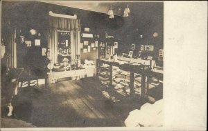 Austin Texas TX Colorado St. Fanny's Shop Store Interior c1910 RPPC Postcard #2