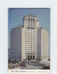 Postcard Hotel Mark Hopkins, Atop Nob Hill, San Francisco, California