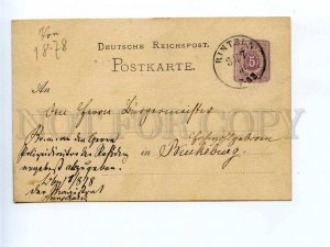 196119 GERMANY Rinteln 1878 year RPPC