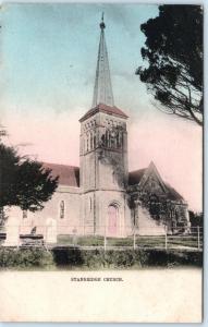 STANBRIDGE, DORSET  England   Handcolored  STANBRIDGE CHURCH   Postcard