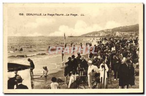 Old Postcard Fleurie Deauville Beach The Beach