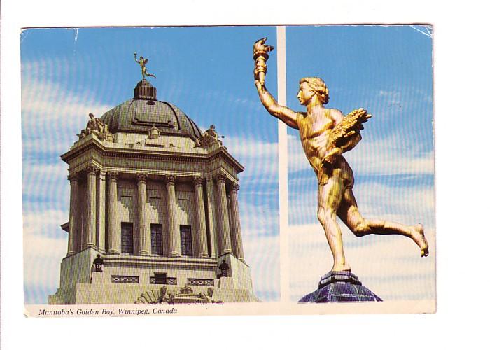 Golden Boy Statue, Legislative Building, Winnipeg, Manitoba, Photos Tourism a...