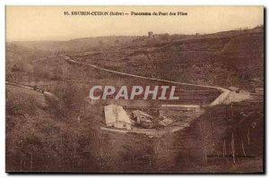 Eguzon Cuzion Old Postcard Panorama of the battery deck