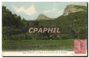 Old Postcard Gemenos Le Vallon de St Pons and the Pic de Bretagne