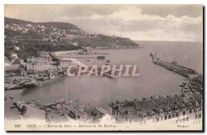 Postcard Old Nice the entrance to the Port