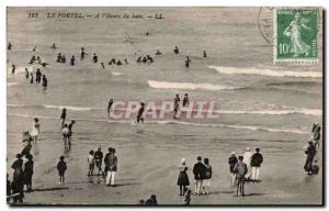 Old Postcard Le Portel At I & # 39Heure bath