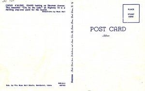 ID - Coeur d'Alene. Sherman Avenue Scene