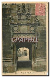 Old Postcard Sens Gate Archeveche