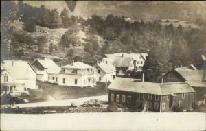 Homes & Buildings - Brattleboro VT Cancel 1906 RPPC Unusual Orange MA Cancel