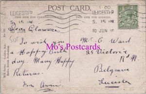 Genealogy Postcard - Ward, 25 Victoria Road North, Belgrave, Leicester  GL2245