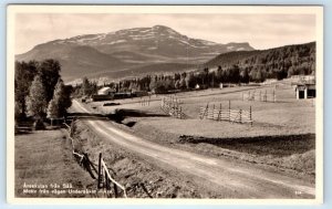 RPPC Areskutans fran Saa Motiv fran vagen undersaker are SWEDEN Postcard