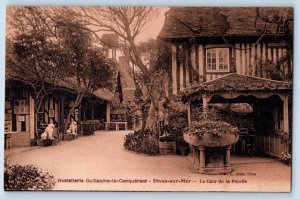 Dives-sur-Mer France Postcard Guillaume le Conquérant Cour De La Pucelle c1920's