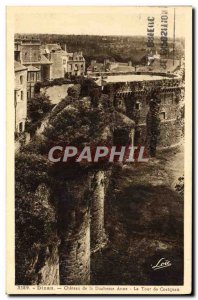 Postcard Old Dinan Chateau de la Duchesse Anne Tower Coetquen