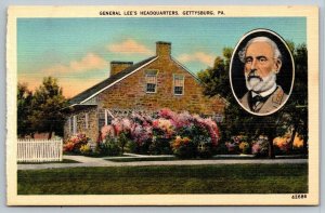 Civil War  Gettysburg  Pennsylvania  General Lee's Headquarters  Postcard