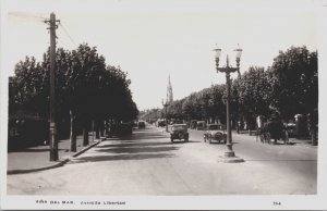 Chile Vina del Mar Avenida Libertad Viña del Mar Vintage RPPC C103