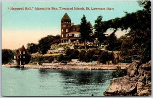 Hopewell Hall Alexandria Bay Thousand Island St. Lawrence River Postcard