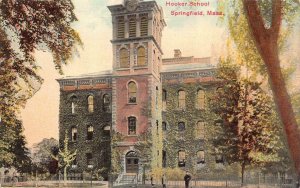 HOOKER SCHOOL SPRINGFIELD MASSACHUSETTS POSTCARD (c. 1910)