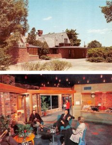 2~Postcards Bloomfield Hills, Michigan  DEVON GABLES Restaurant~Lounge  ROADSIDE 