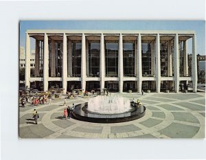 Postcard Lincoln Center For The Performing Arts, Philharmonic Hall, New York