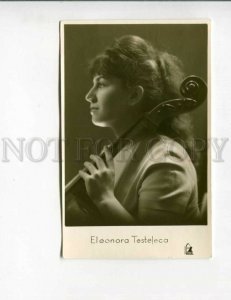 3131089 Eleonora TESTELECA Latvian Cellist old PHOTO