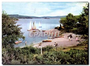 Modern Postcard view of Lake Vassiviere