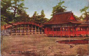 Japan The Tenjindo Itsukushima Aki Miyajima Vintage Postcard C149