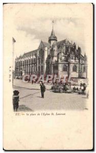 In - Place of St Lawrence Church - Old Postcard