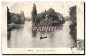 Paris Postcard Old Lake Wood Boilogne