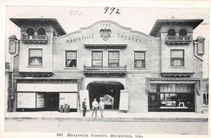 Marysville California Marysville Theatre Vintage Postcard AA41529